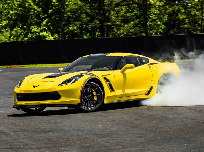 Corvette Grand Sport — дрифтинг