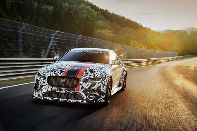 самый экстремальный и мощный седан XE станет быстрейшим седаном на Нюрбургринге