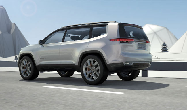 Новый Jeep Cherokee — вид сбоку
