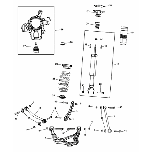 Схема расположения прокладки поддона двигателя на Chevrolet Tahoe | Шевроле Тахо 00–14 года выпуска 